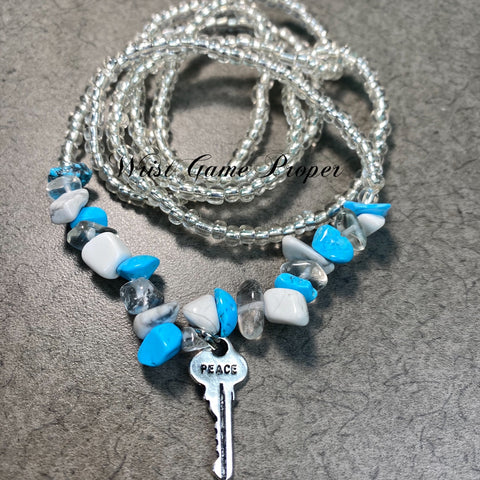Power, Peace and Awareness Waist Beads