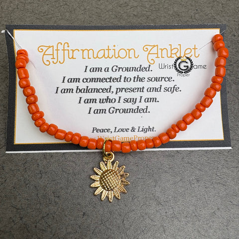 Affirmation Anklet_Grounded