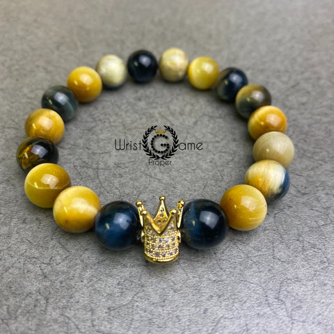 Crowned_Tiger’s Eye Yellow/Blue