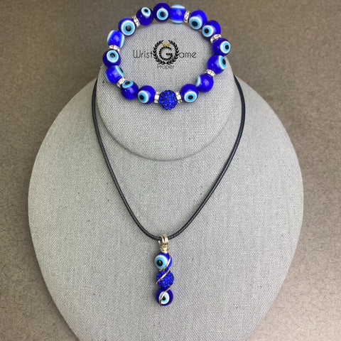 Healing Necklace Set_Evil Eye